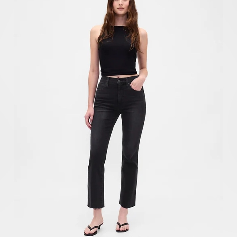 GAP Women's High Rise Kick Flare Jeans